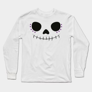 Skull Face Long Sleeve T-Shirt